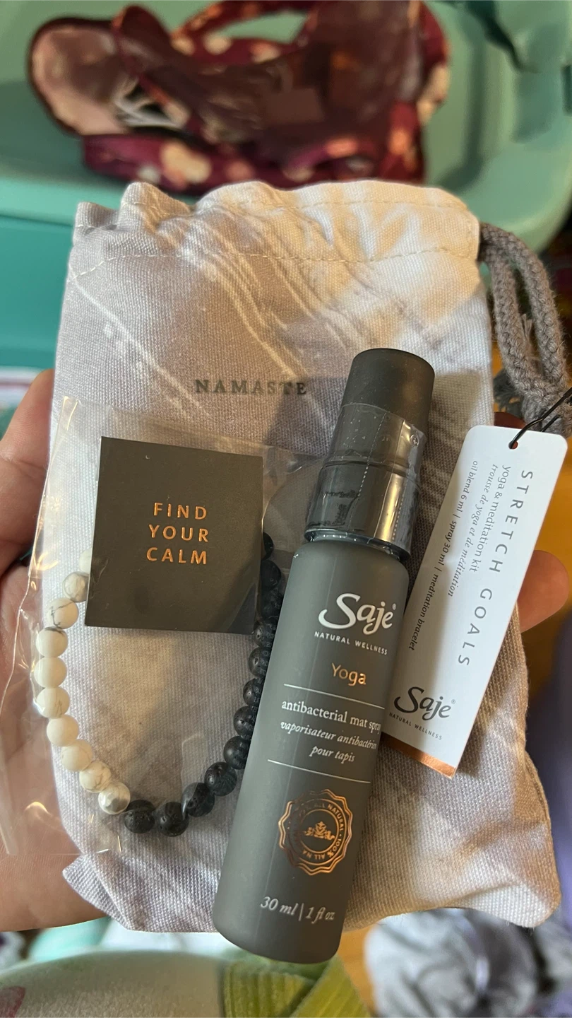 Saje Natural Wellness Yoga Antibacterial Mat Spray Kit - photo 2