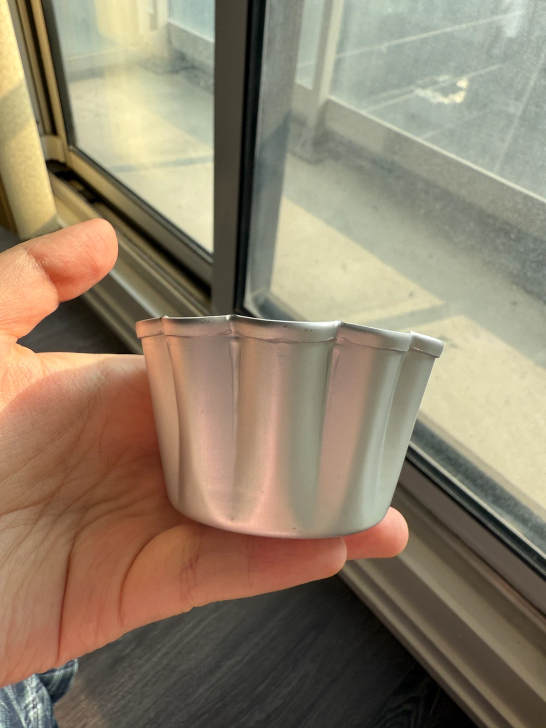 New Flower Shape Aluminum Ramekins Pudding Mold Set of 5 - photo 2