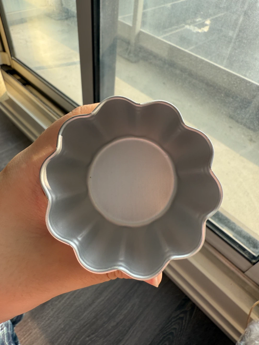 New Flower Shape Aluminum Ramekins Pudding Mold Set of 5 - photo 3