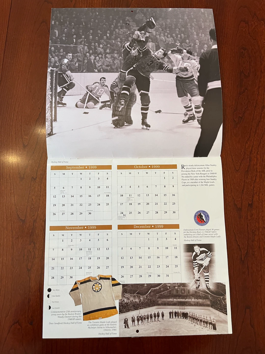 Hockey Hero’s special 16 month 2000 calendar - photo 2