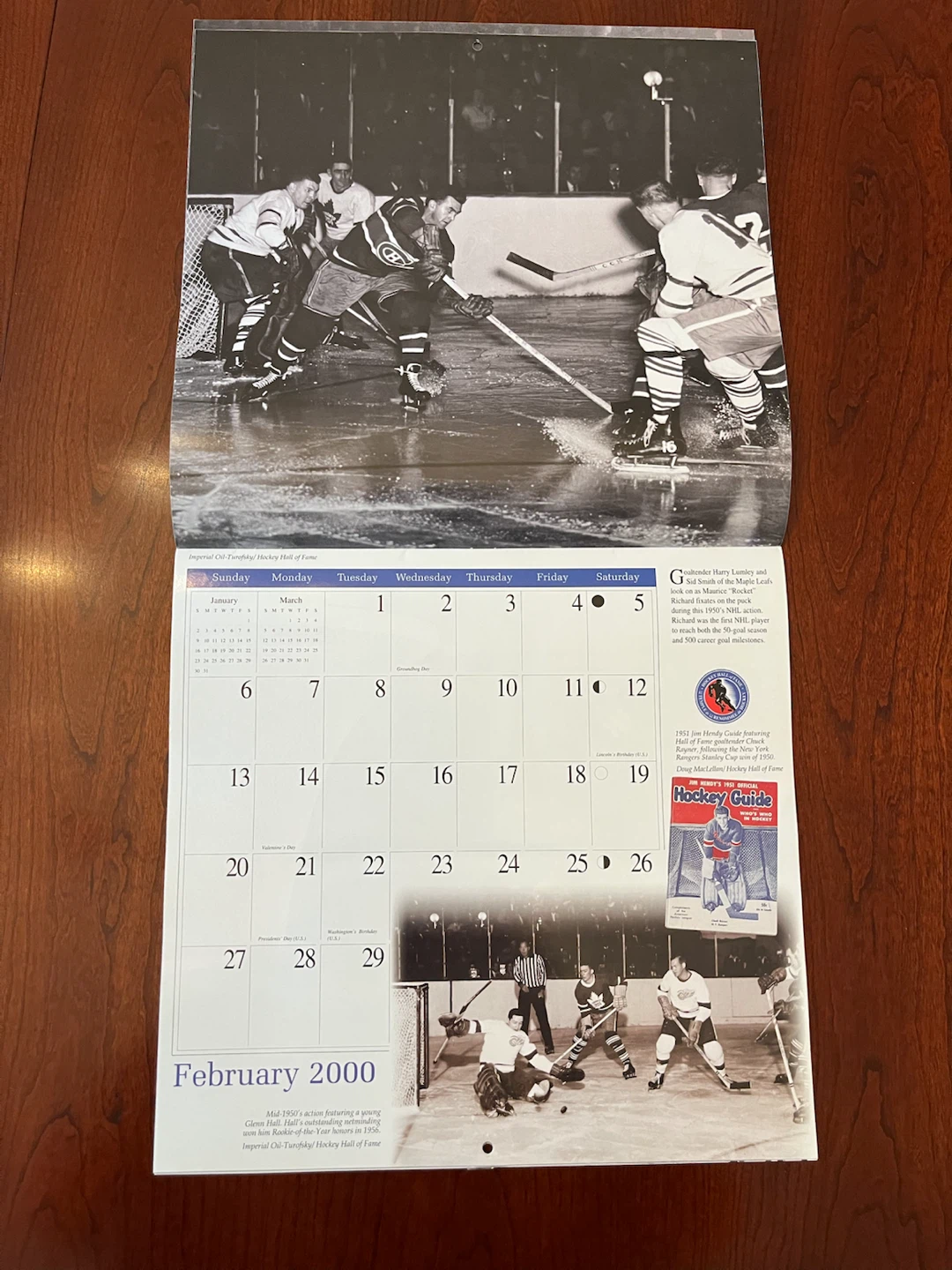 Hockey Hero’s special 16 month 2000 calendar - photo 3