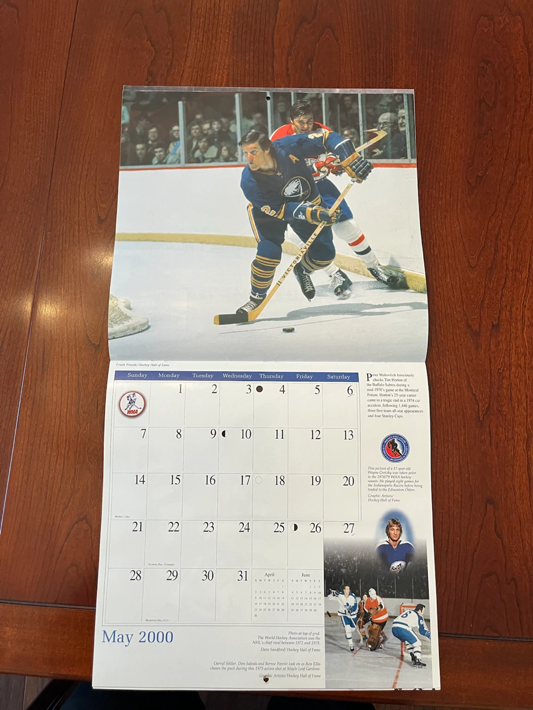 Hockey Hero’s special 16 month 2000 calendar - photo 5