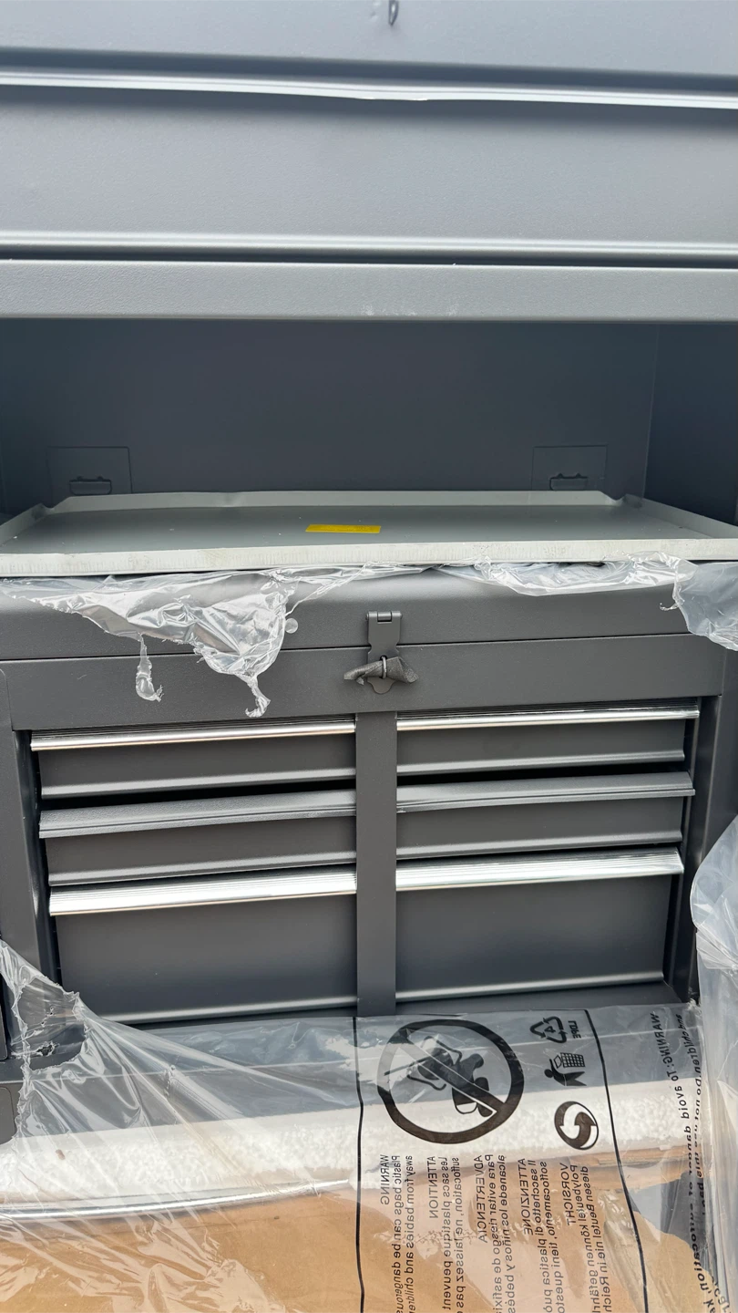 Black Metal Storage Cabinet - photo 2