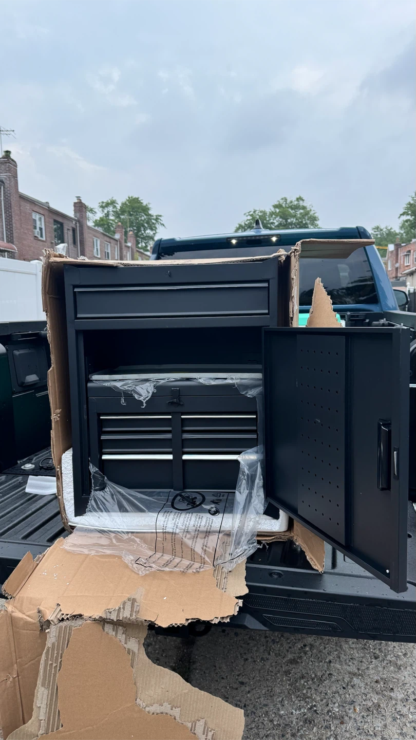 Black Metal Storage Cabinet - photo 3