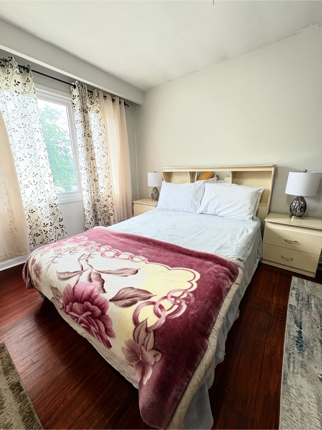 Bedroom Set - Frame, Mattress, Dresser, Closet, Side Tables