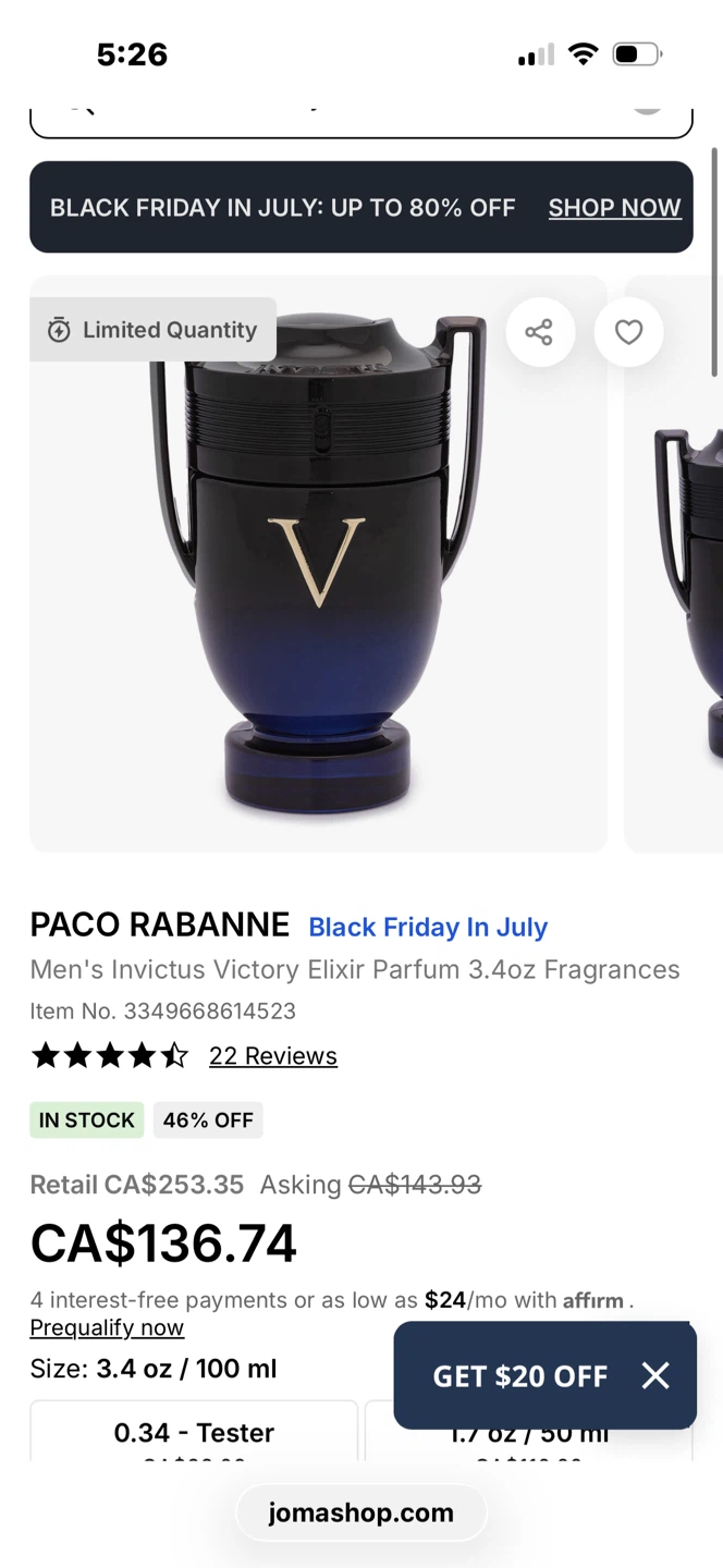 Paco Rabanne Invictus Victory Elixir Parfum Intense Spray 3.4 oz - photo 4