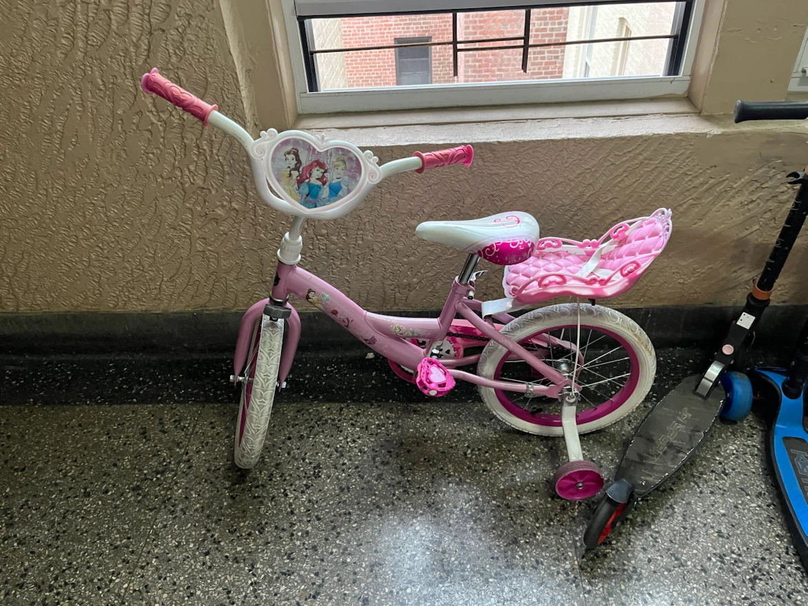 Girls' Pink Princess Bicycle