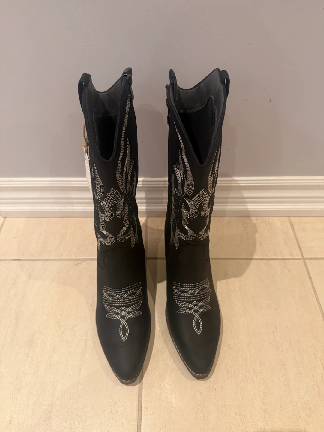 Gianni Rock Black Western Boots Size 10 - photo 3