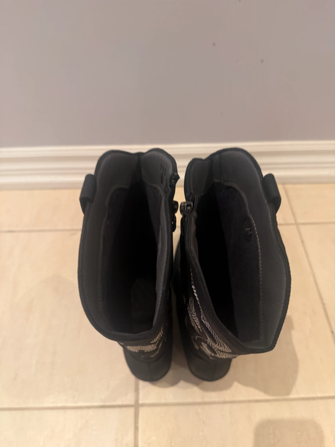 Gianni Rock Black Western Boots Size 10 - photo 5