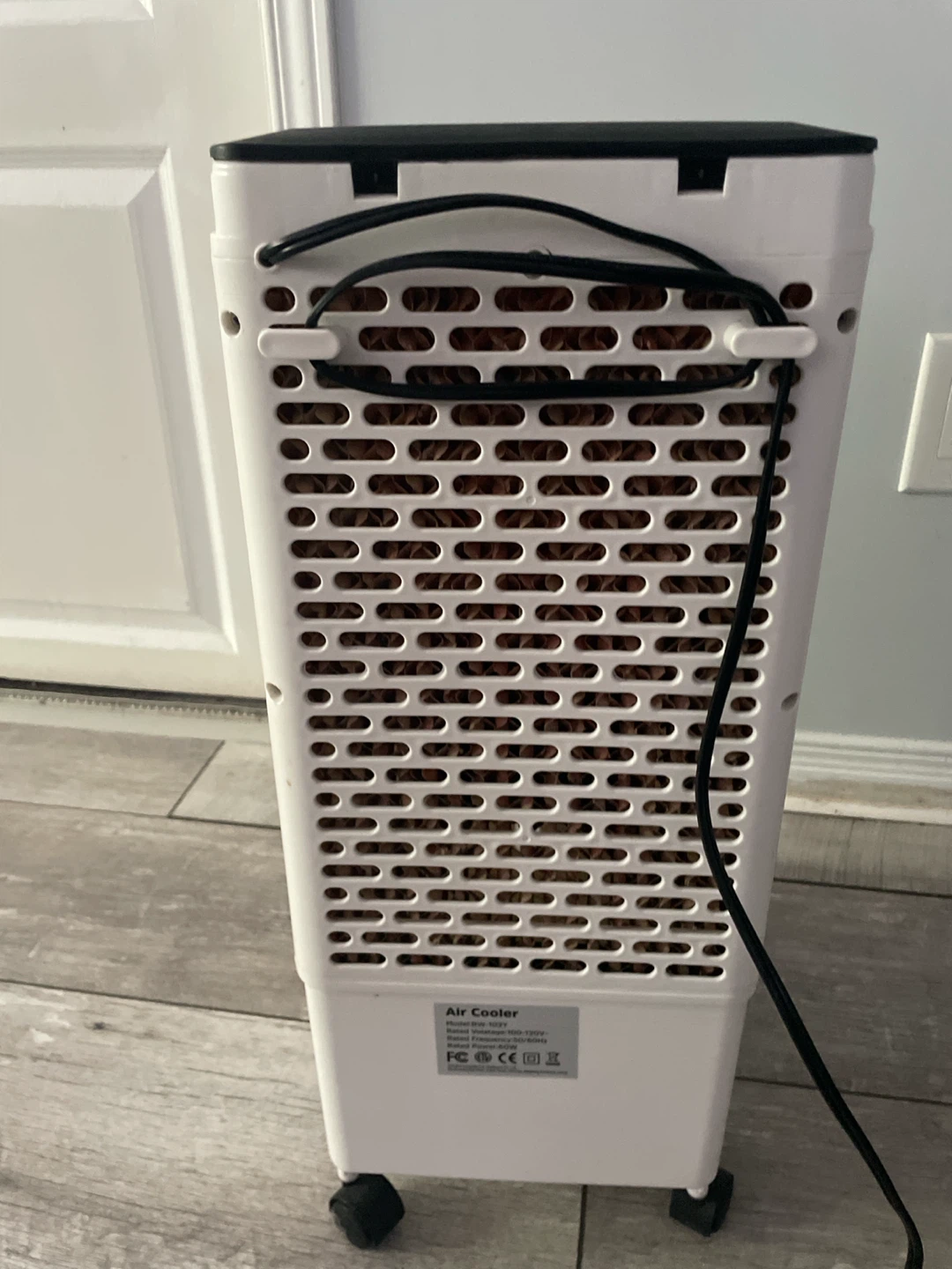 White Air Cooler with Wheels - photo 2