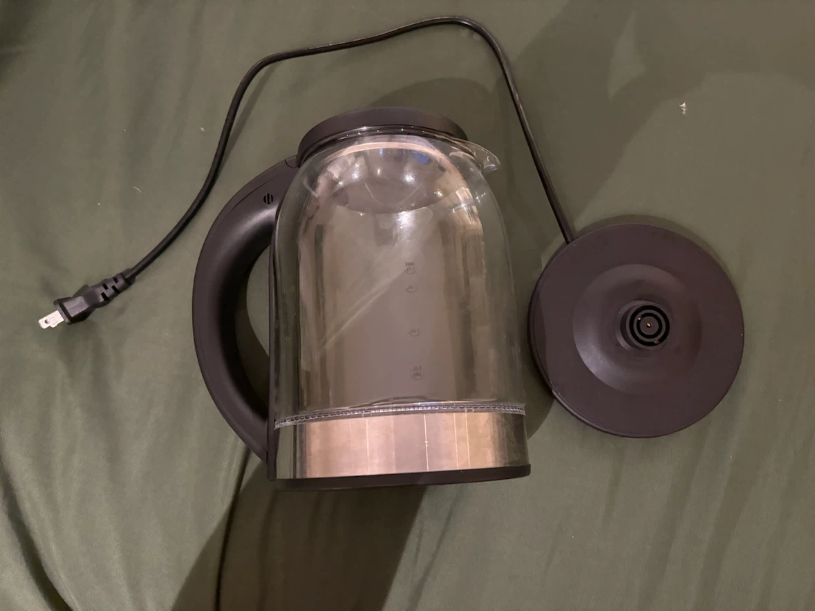 1.7L Glass Electric Kettle – Auto Shut-Off & LED Light