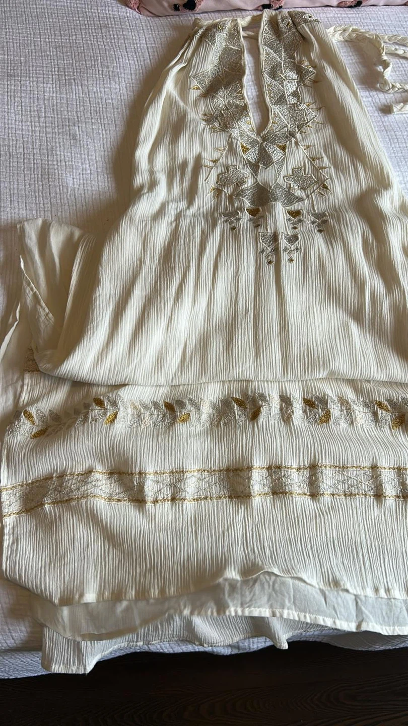 Jen’s pirate booty grecian halter  dress size M
