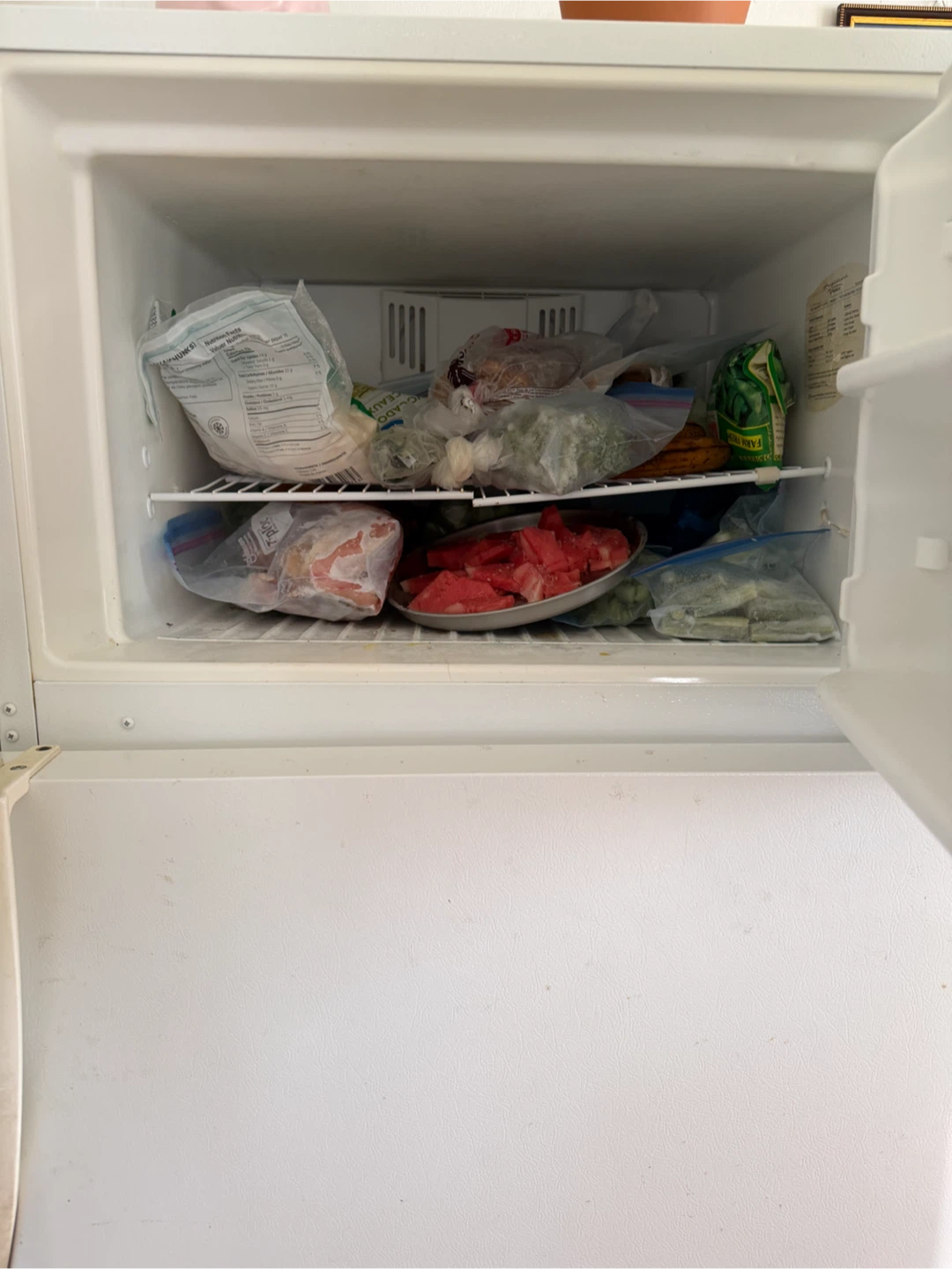 White Top-Freezer Refrigerator - photo 5