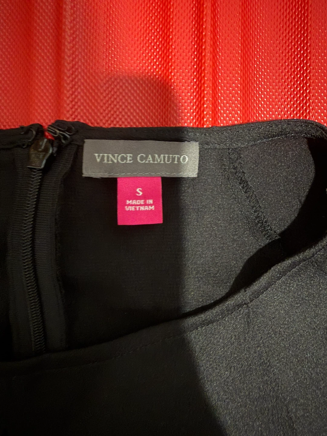 Vince Camuto Black Tie-Front Top Size S - photo 2