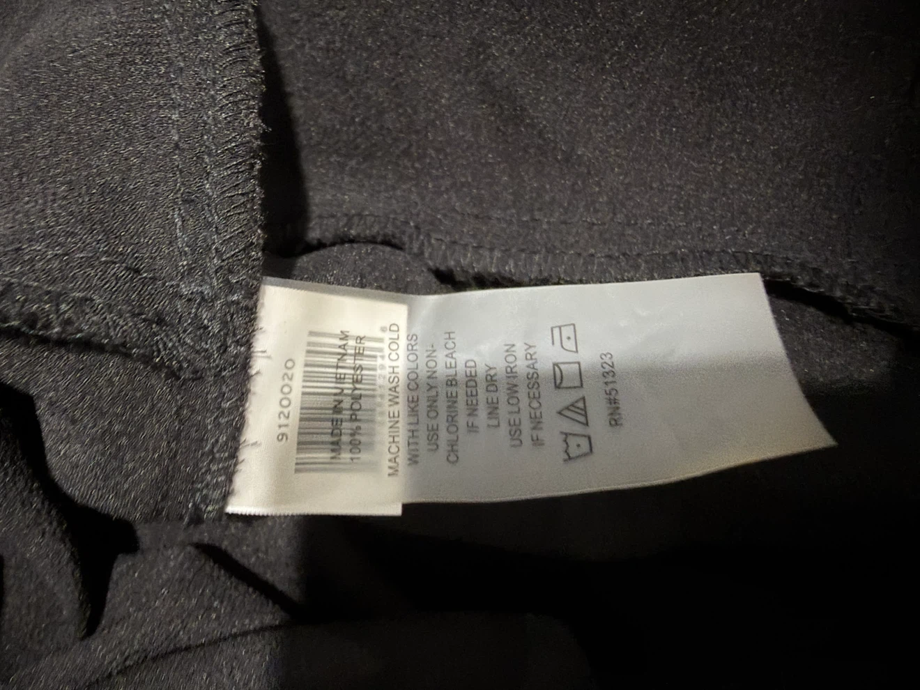 Vince Camuto Black Tie-Front Top Size S - photo 3