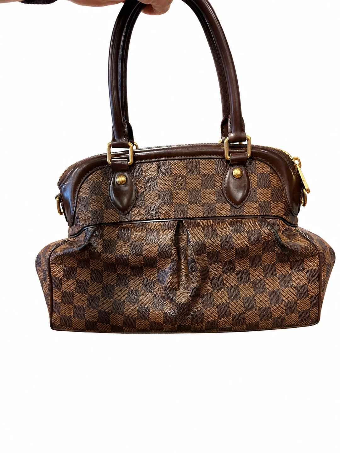 Louis Vuitton Trevi PM Damier Ebene Bag | Entrupy Certified - photo 4