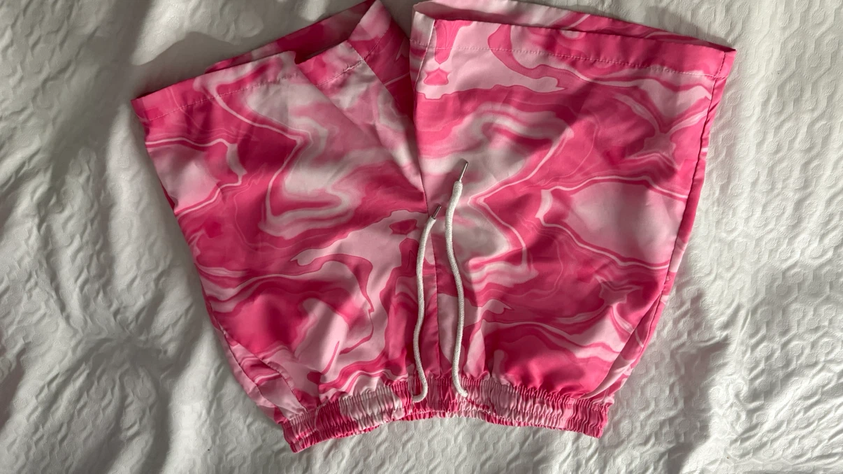 Pink Swirl Pattern Shorts