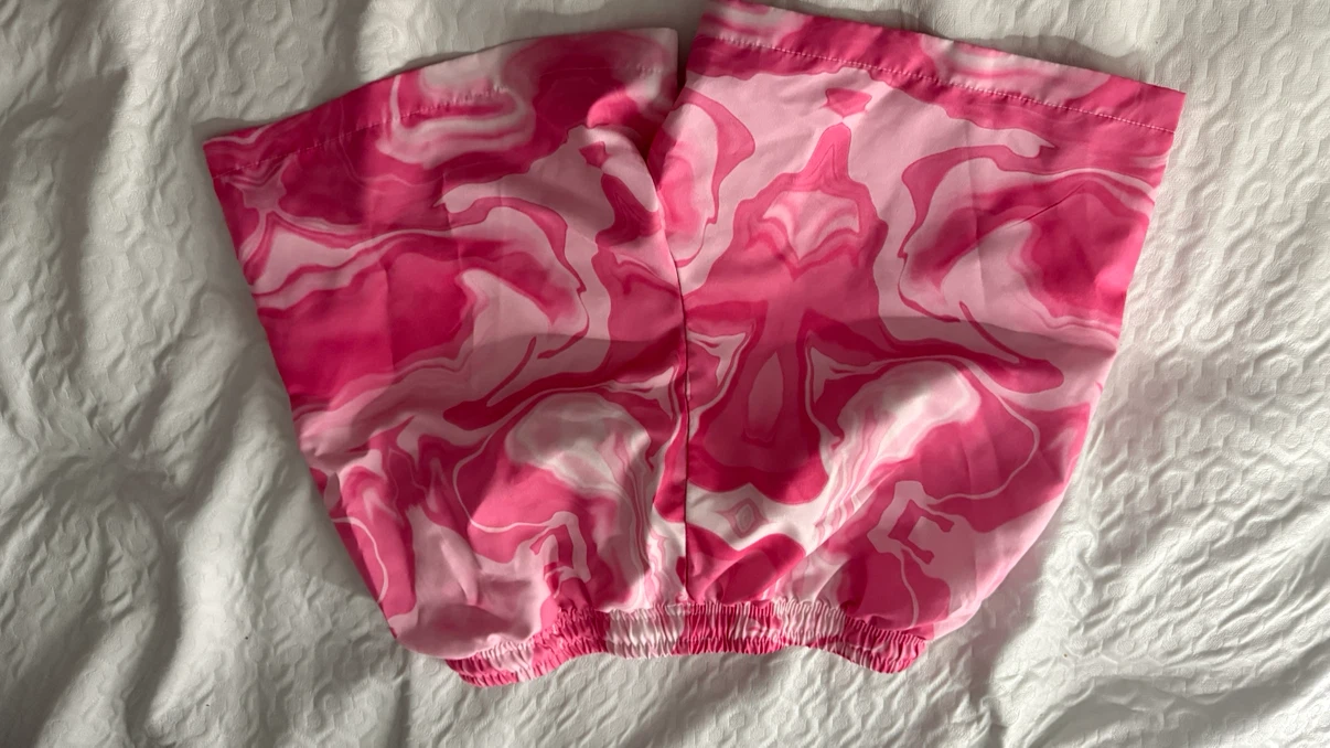 Pink Swirl Pattern Shorts - photo 2