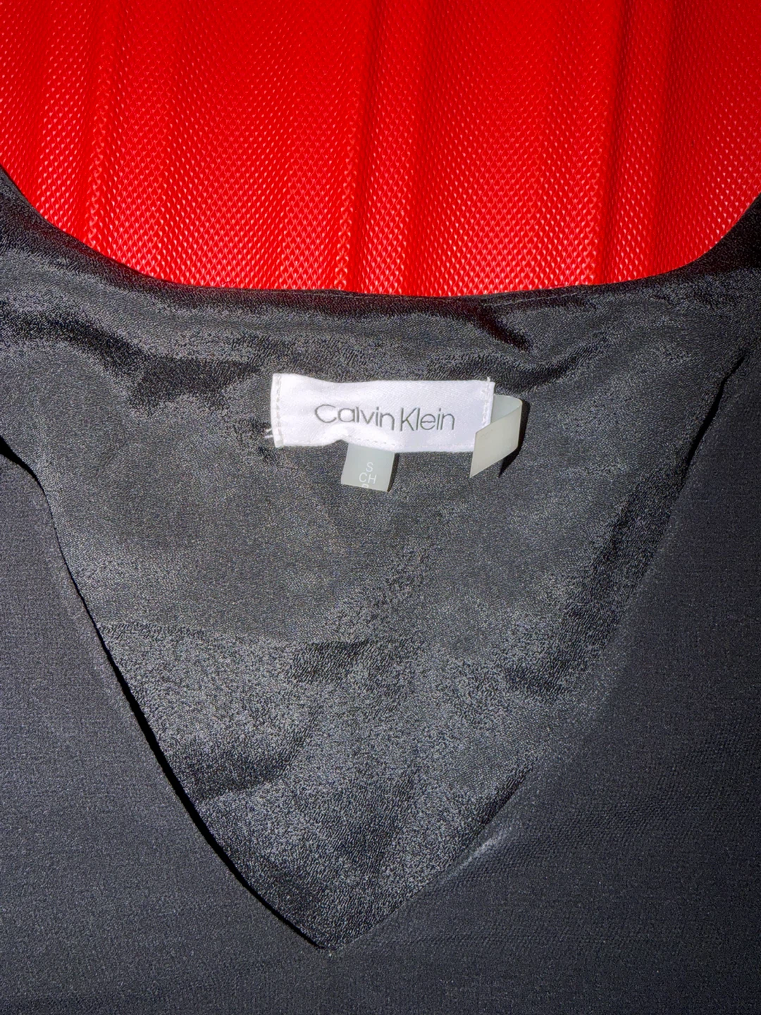 Calvin Klein Black Sheer Sleeve Blouse - photo 3
