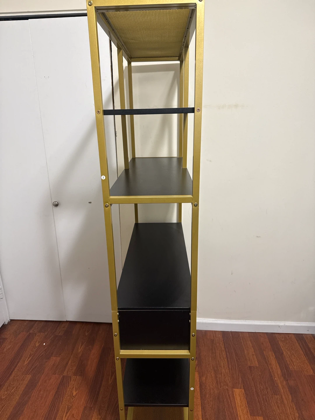 Contemporary Black Bookshelf with 2 Drawers – Great Condition - photo 3