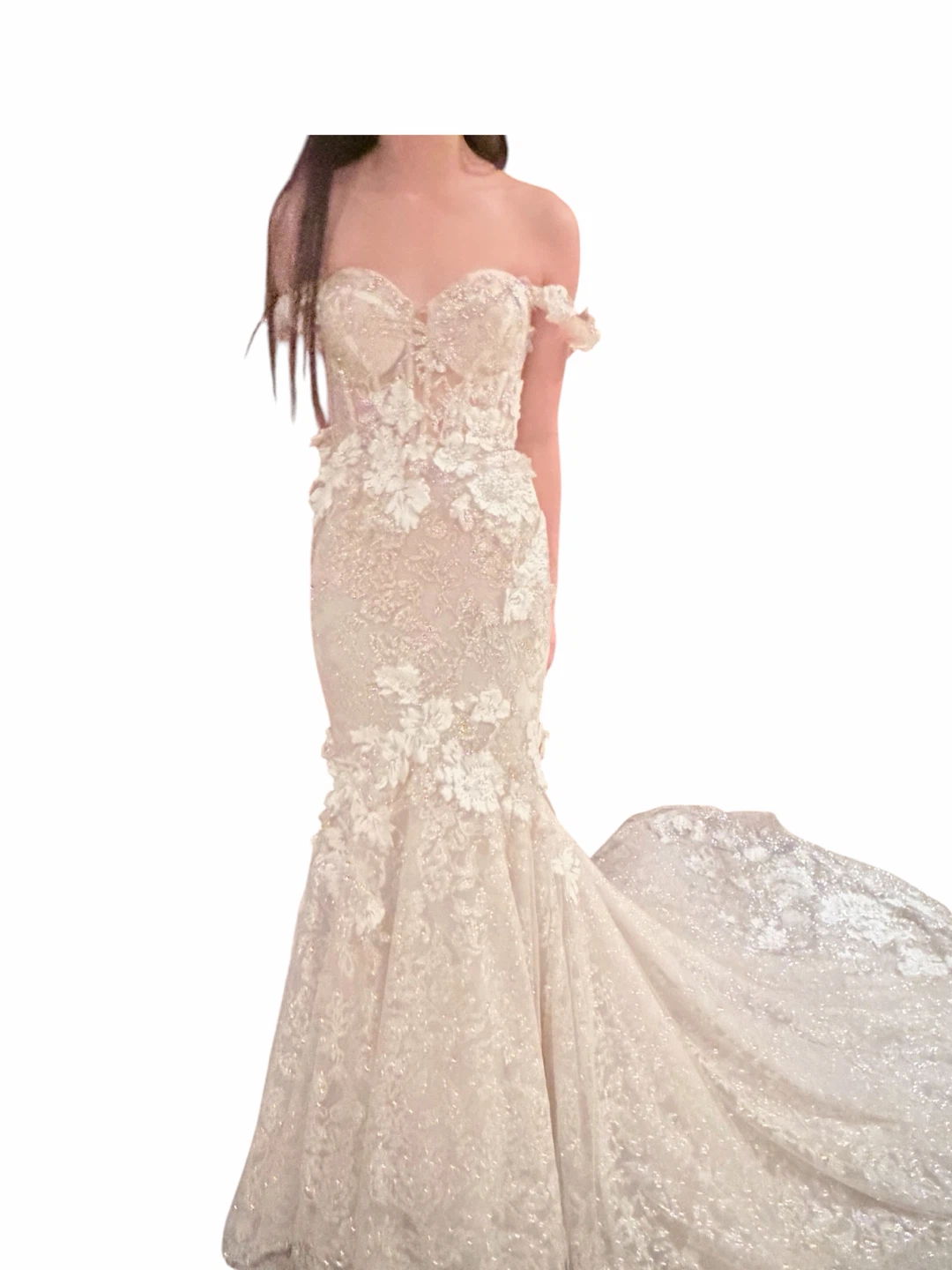 Berta Bridal wedding dress 20-101 Label Size US 6 • Ivory • e - photo 5