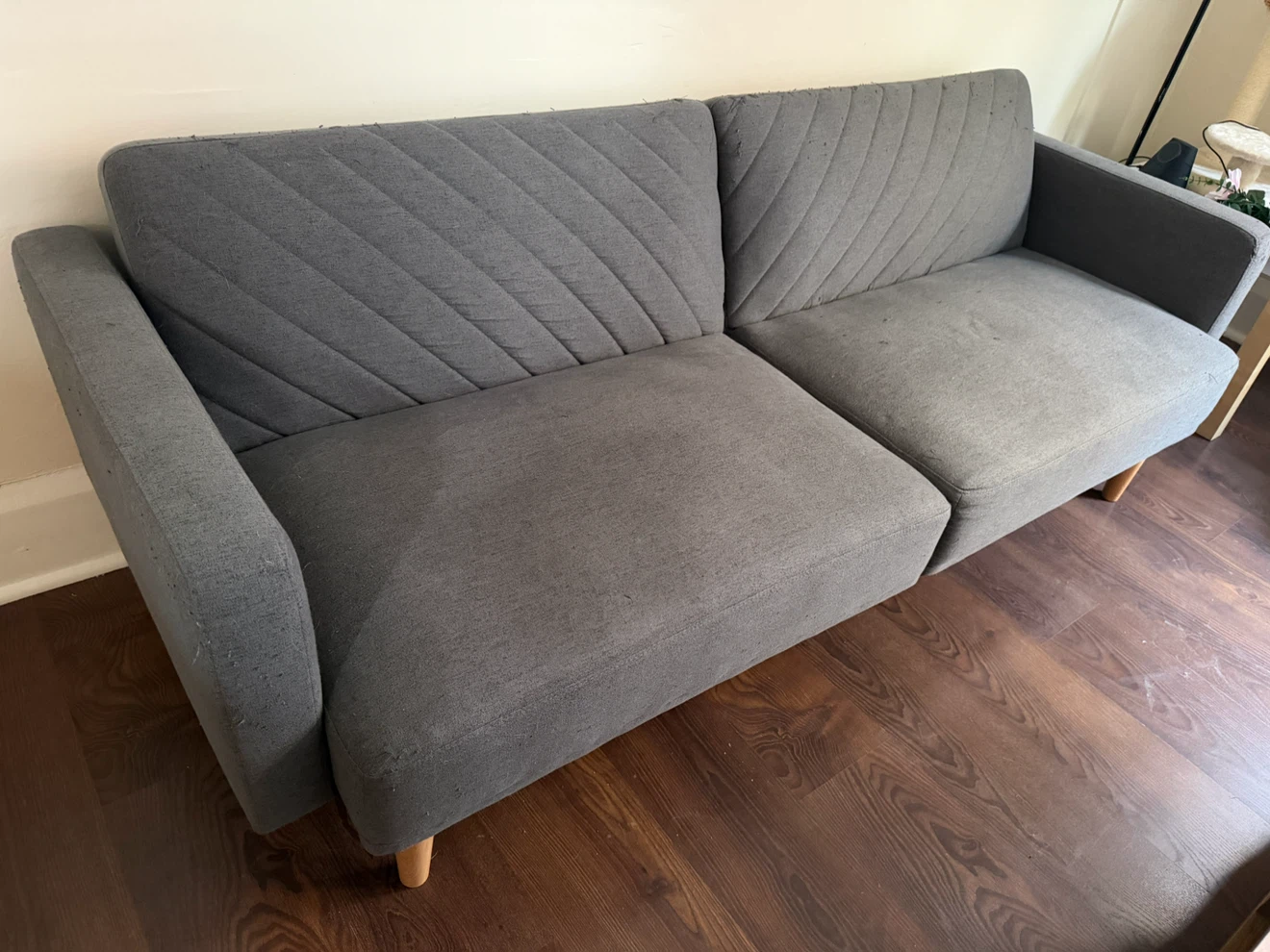 Grey Futon Sofa