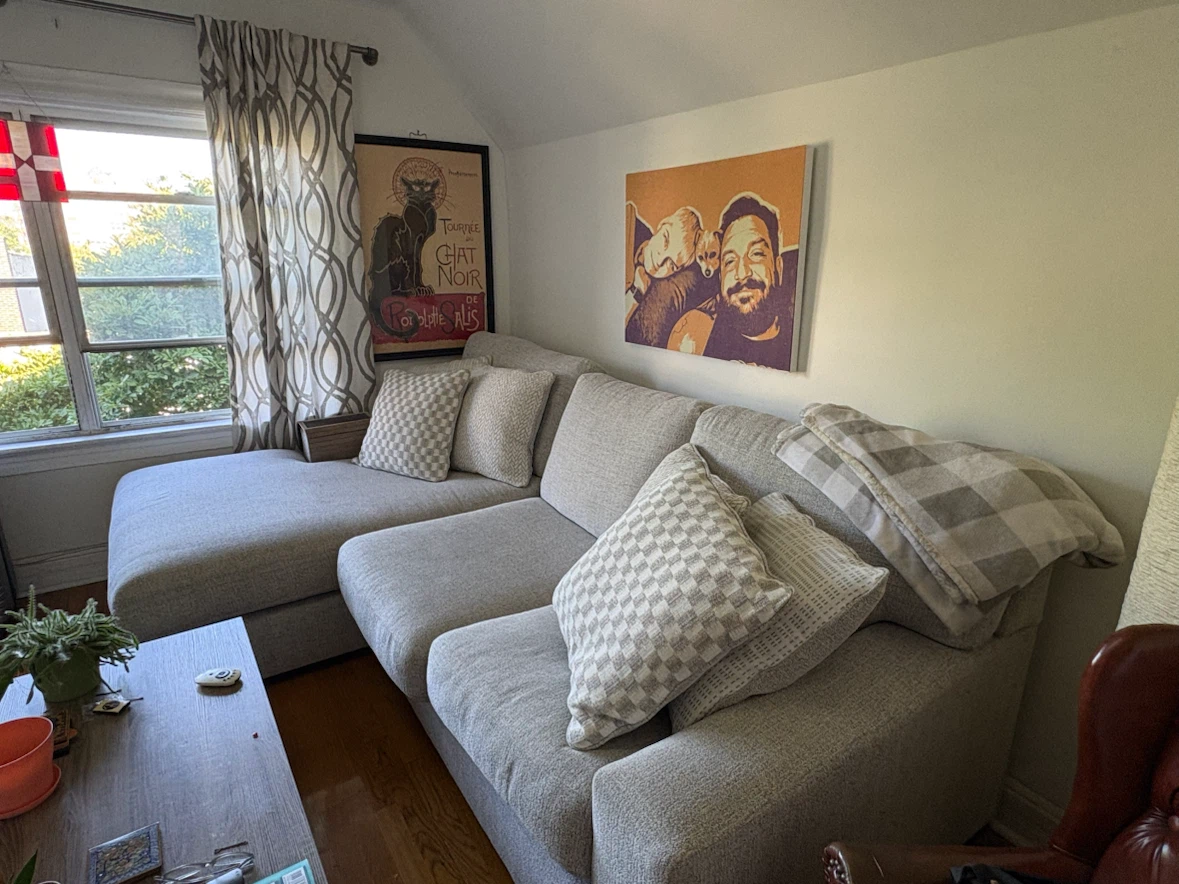 LIKE NEW CHAISE Sectional Sofa - photo 3