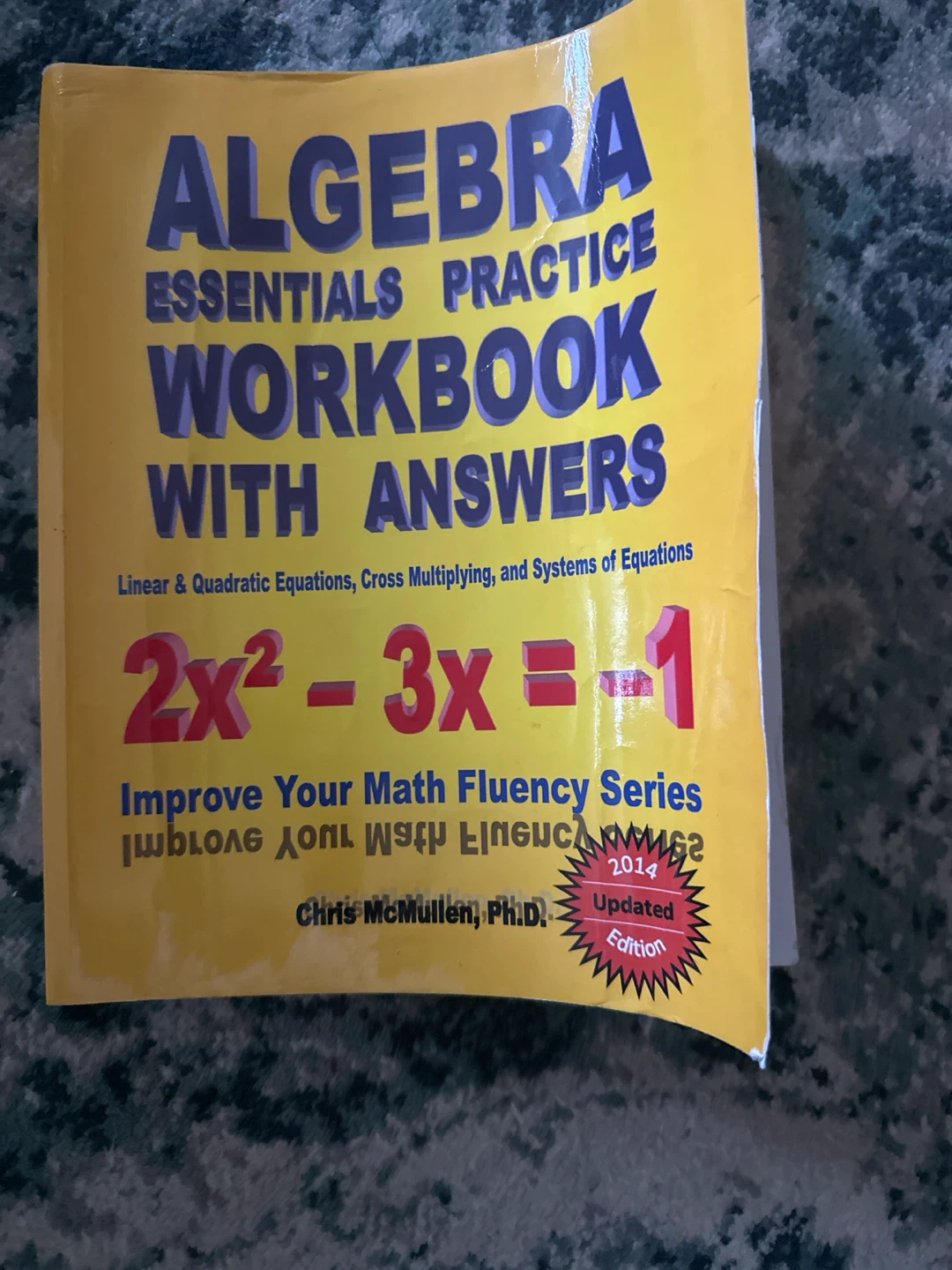 Algebra Essentials Practice Workbook with Answers