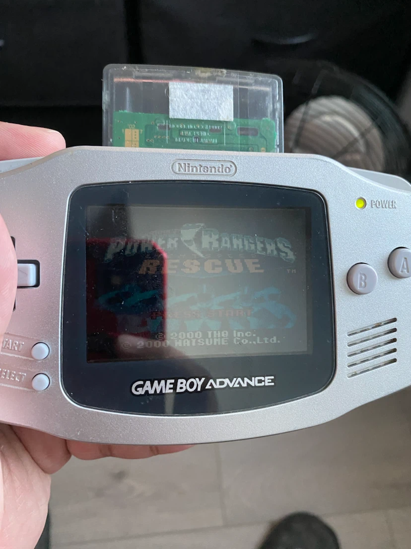 Nintendo Game Boy Advance with Power Rangers Rescue - photo 3