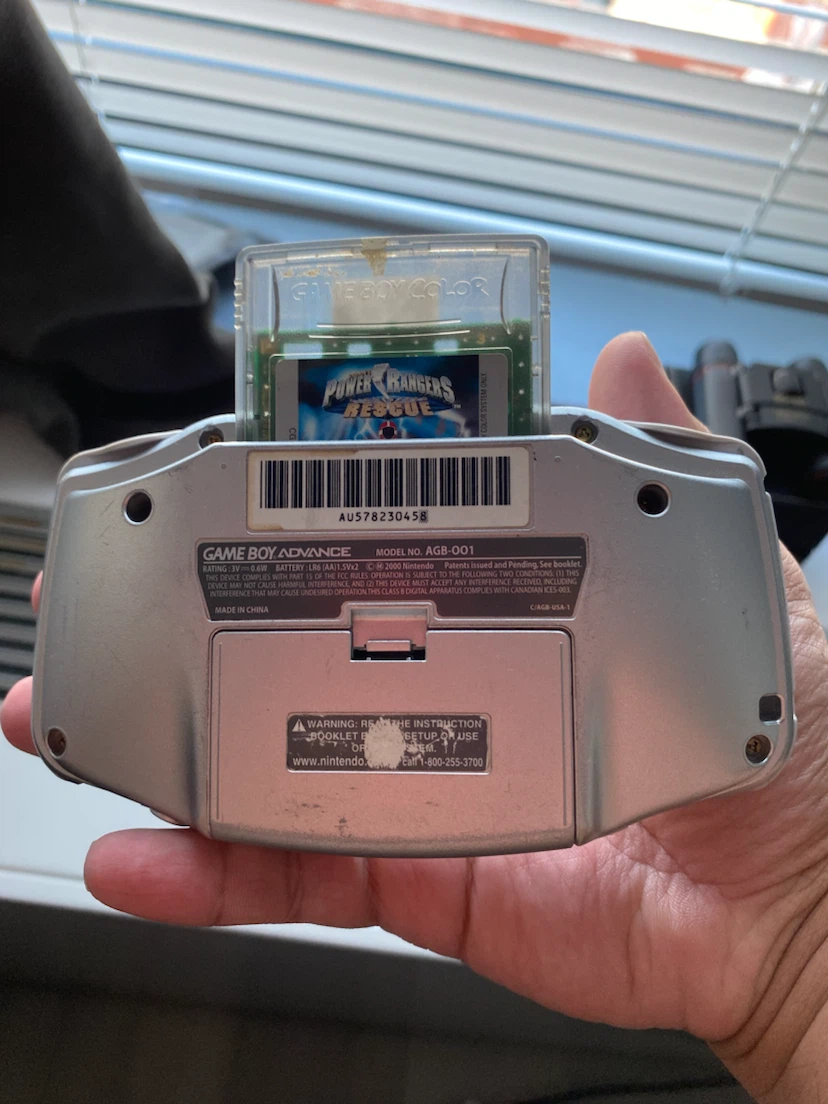 Nintendo Game Boy Advance with Power Rangers Rescue - photo 4