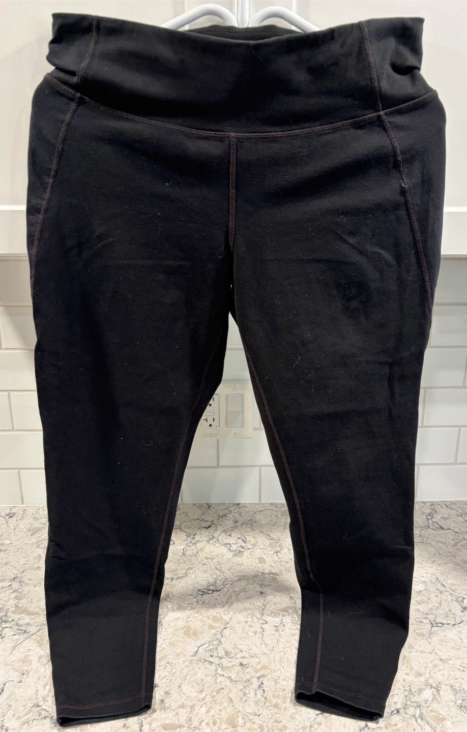 Women’s Hyba Black Athletic Leggings (Size L) - photo 2