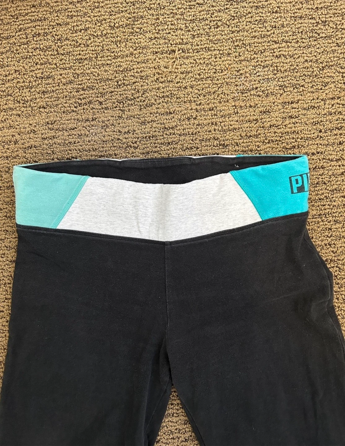 PINK fold over leggings - photo 2