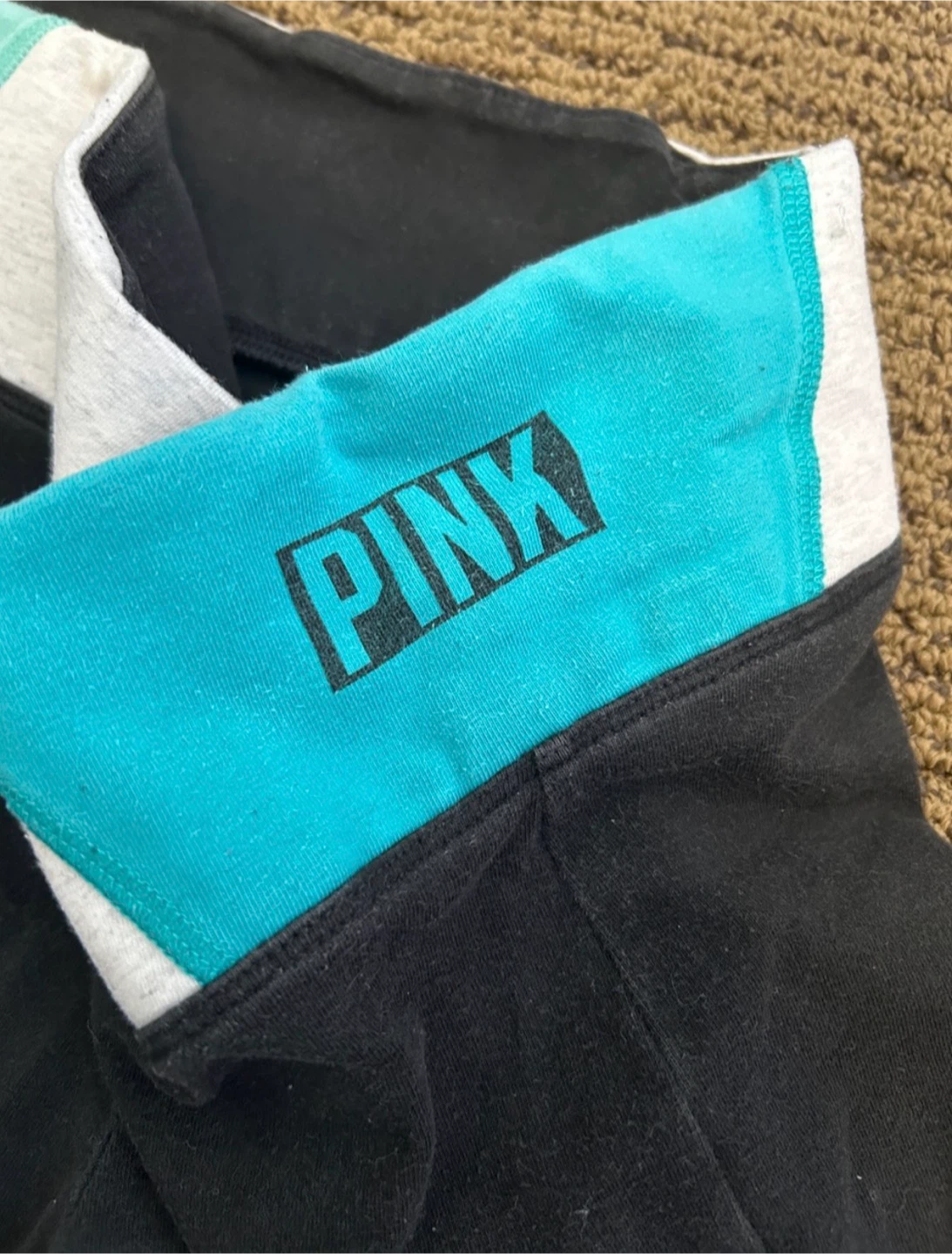 PINK fold over leggings - photo 3
