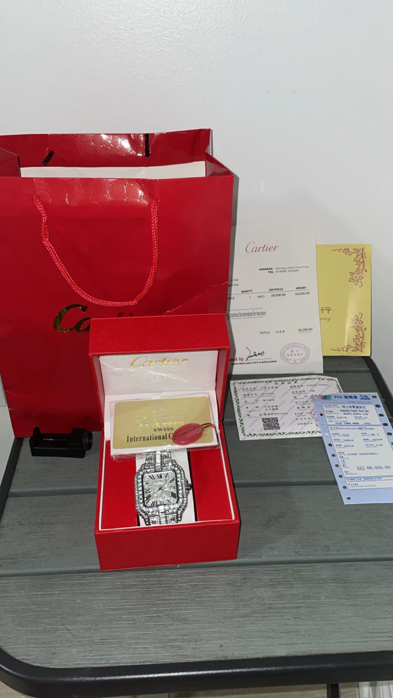 Moissanite watch