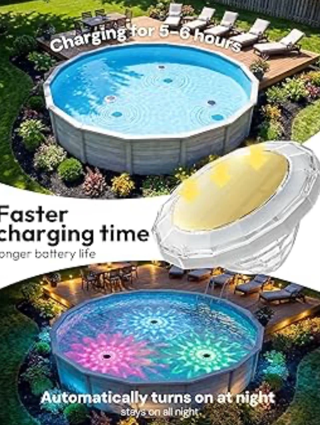 Solar Floating Pool Lights with Remote Control - photo 4