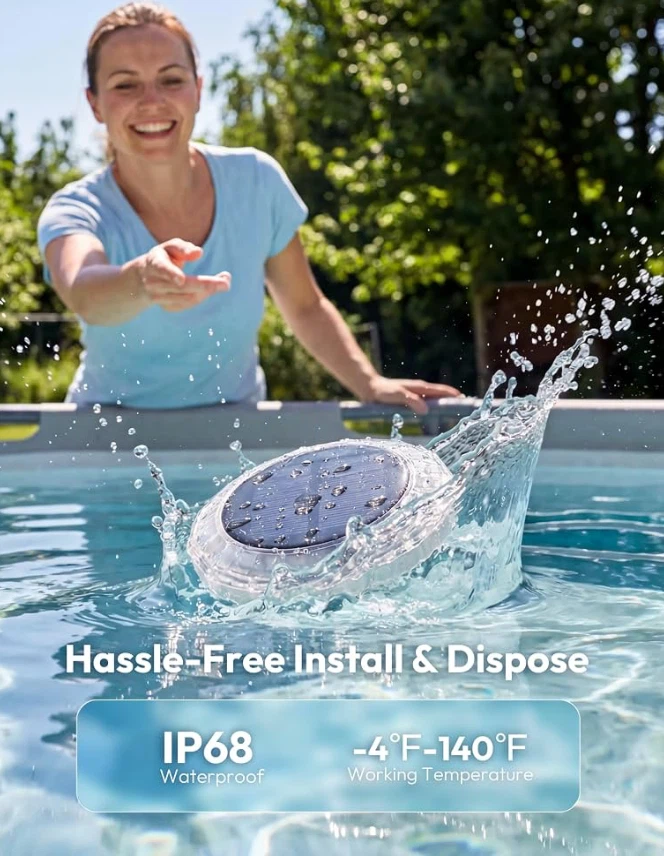 Solar Floating Pool Lights with Remote Control - photo 5