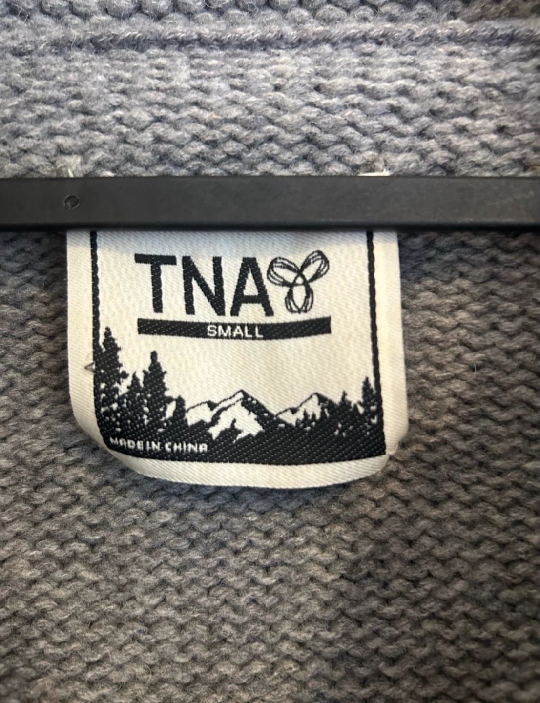 TNA wool zip up sweater - photo 3