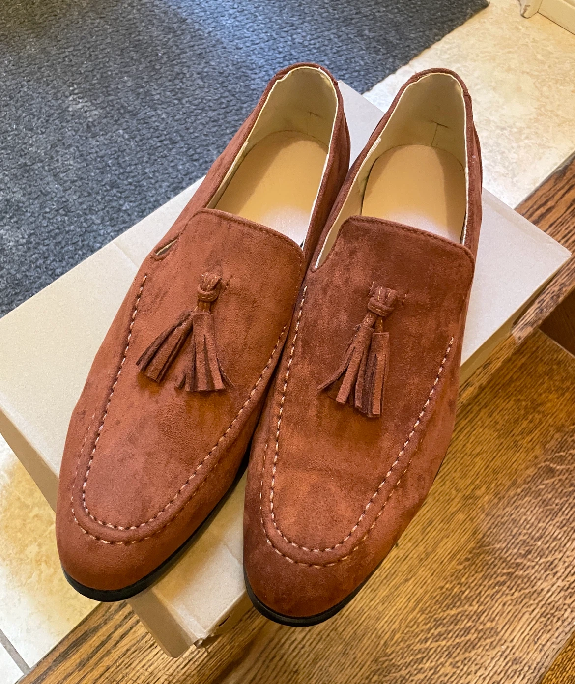 Men's Stylish Slip-On Loafers with Tassel Detail - photo 2