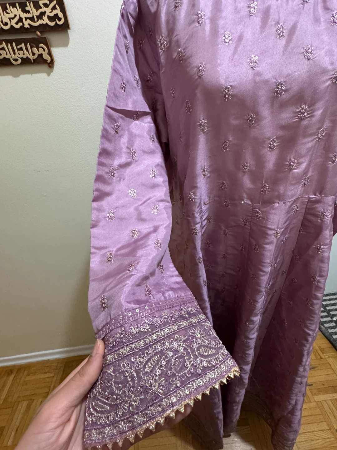 Lavender Embellished Maxi Dress - photo 2