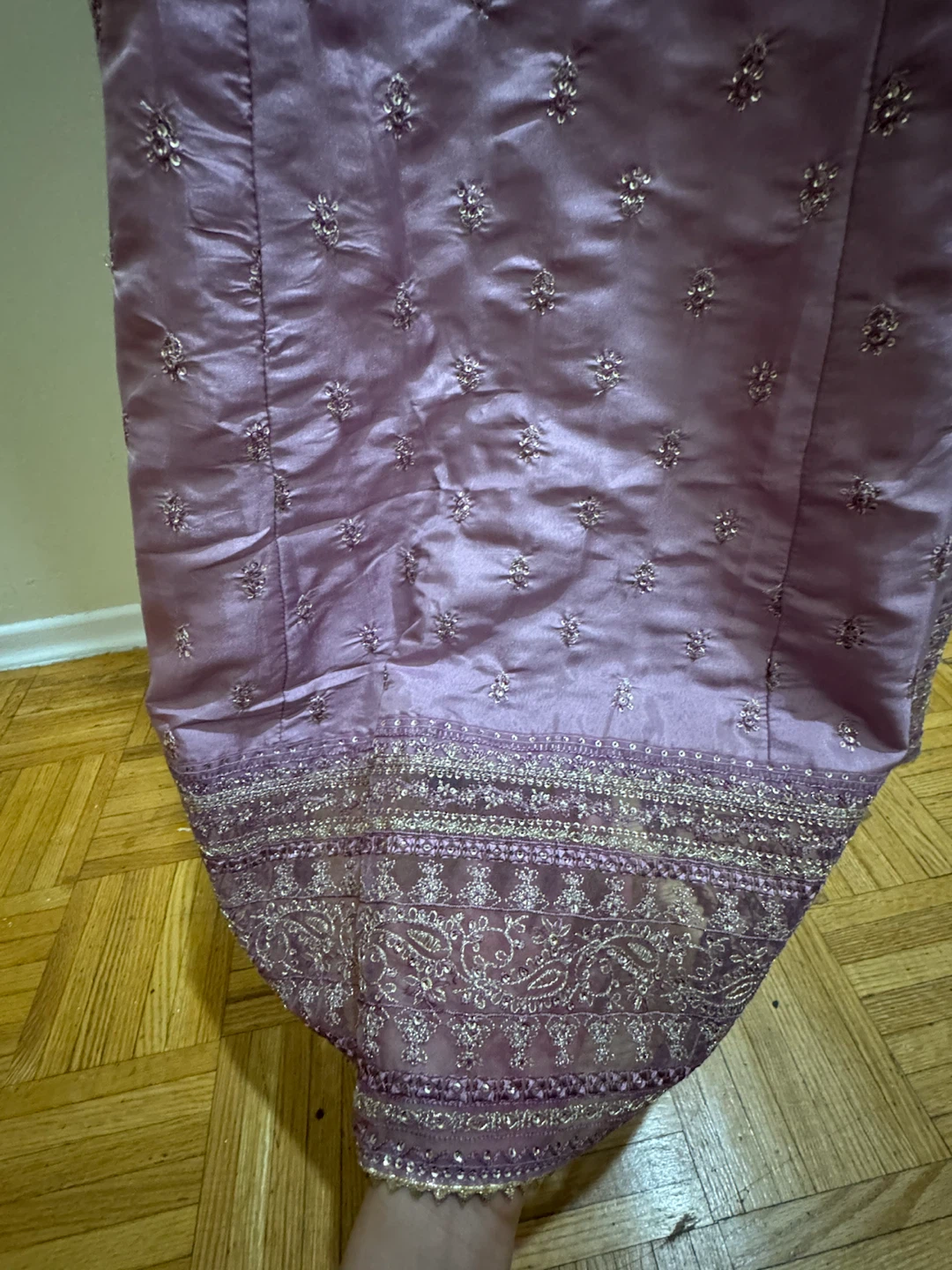 Lavender Embellished Maxi Dress - photo 3
