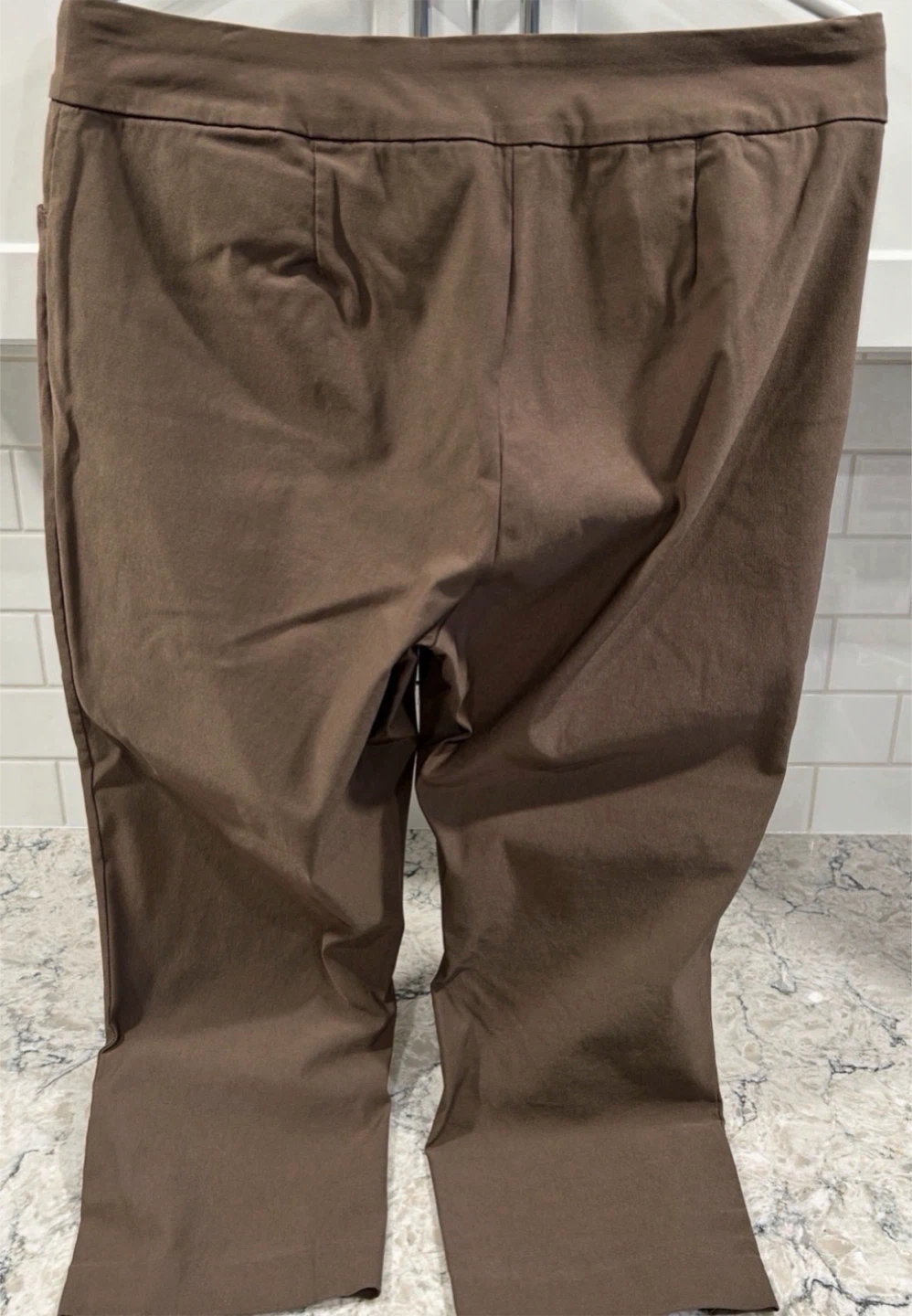 Northern Reflections Women's Brown Dress Capris Pants (Size L) - photo 2