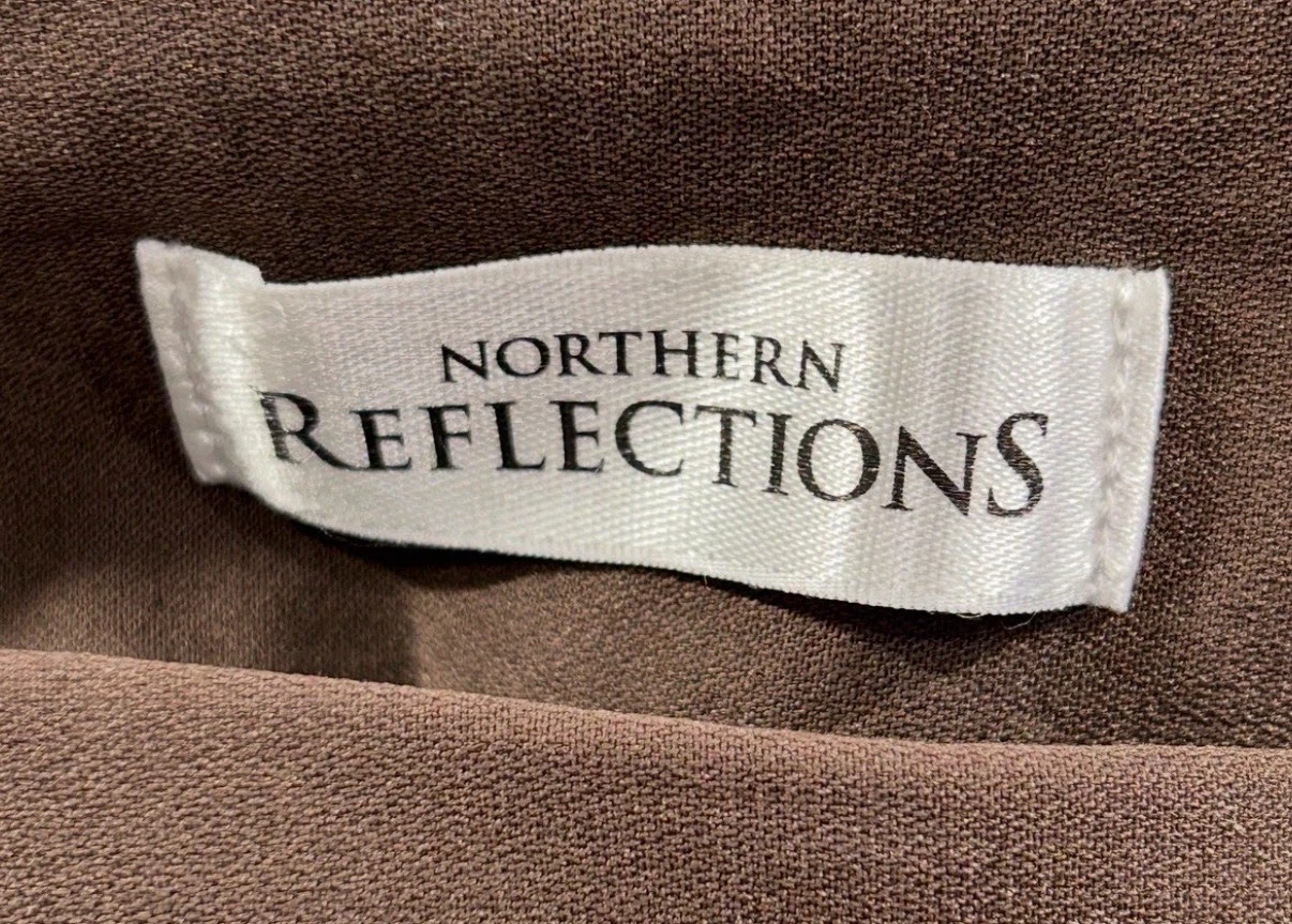 Northern Reflections Women's Brown Dress Capris Pants (Size L) - photo 5