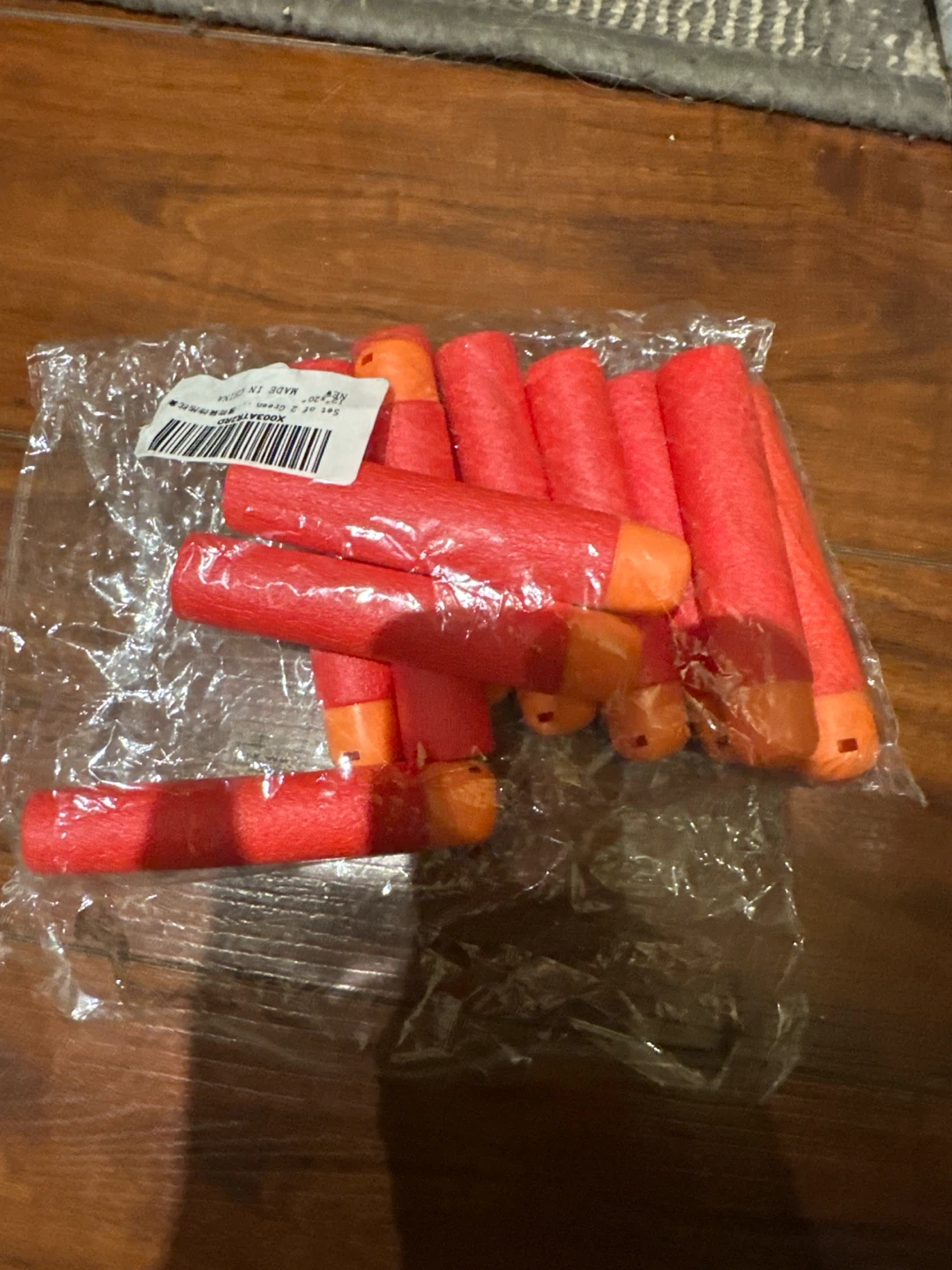 Red Foam Darts with Orange Tips (Set of 10)