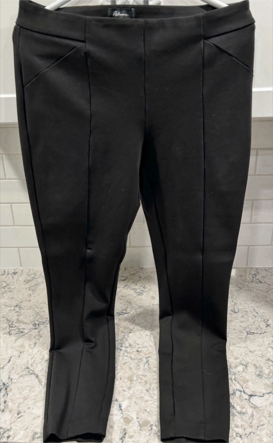 Womens Modern Stretch Black Dress Pants (size 12)