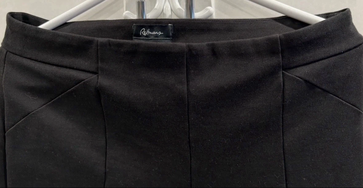 Womens Modern Stretch Black Dress Pants (size 12) - photo 3