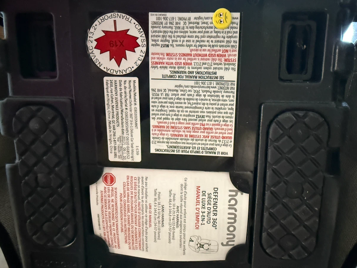Harmony Defender 360 Car Seat - photo 5
