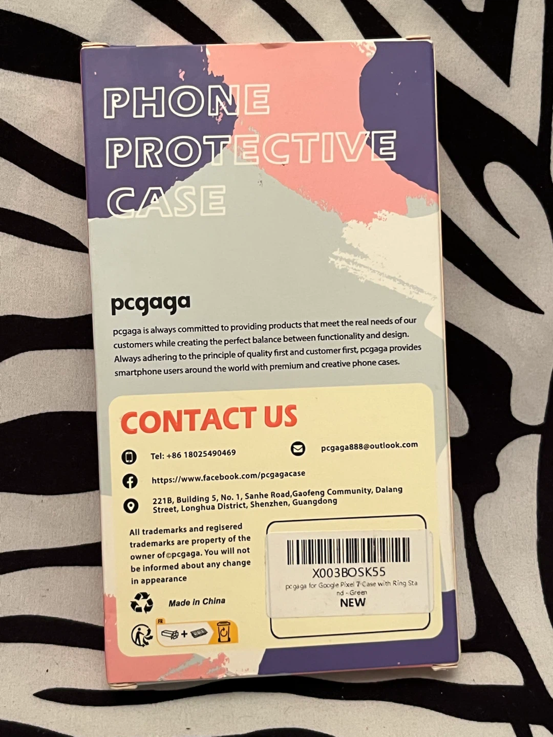 Pcgaga Google Pixel 7 Case with Ring Stand in the color Green - photo 2