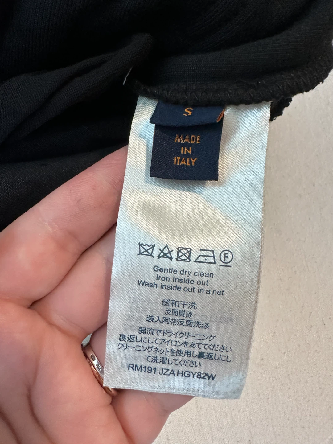 Louis Vuitton Velour Zip-Up Top - Black - photo 2