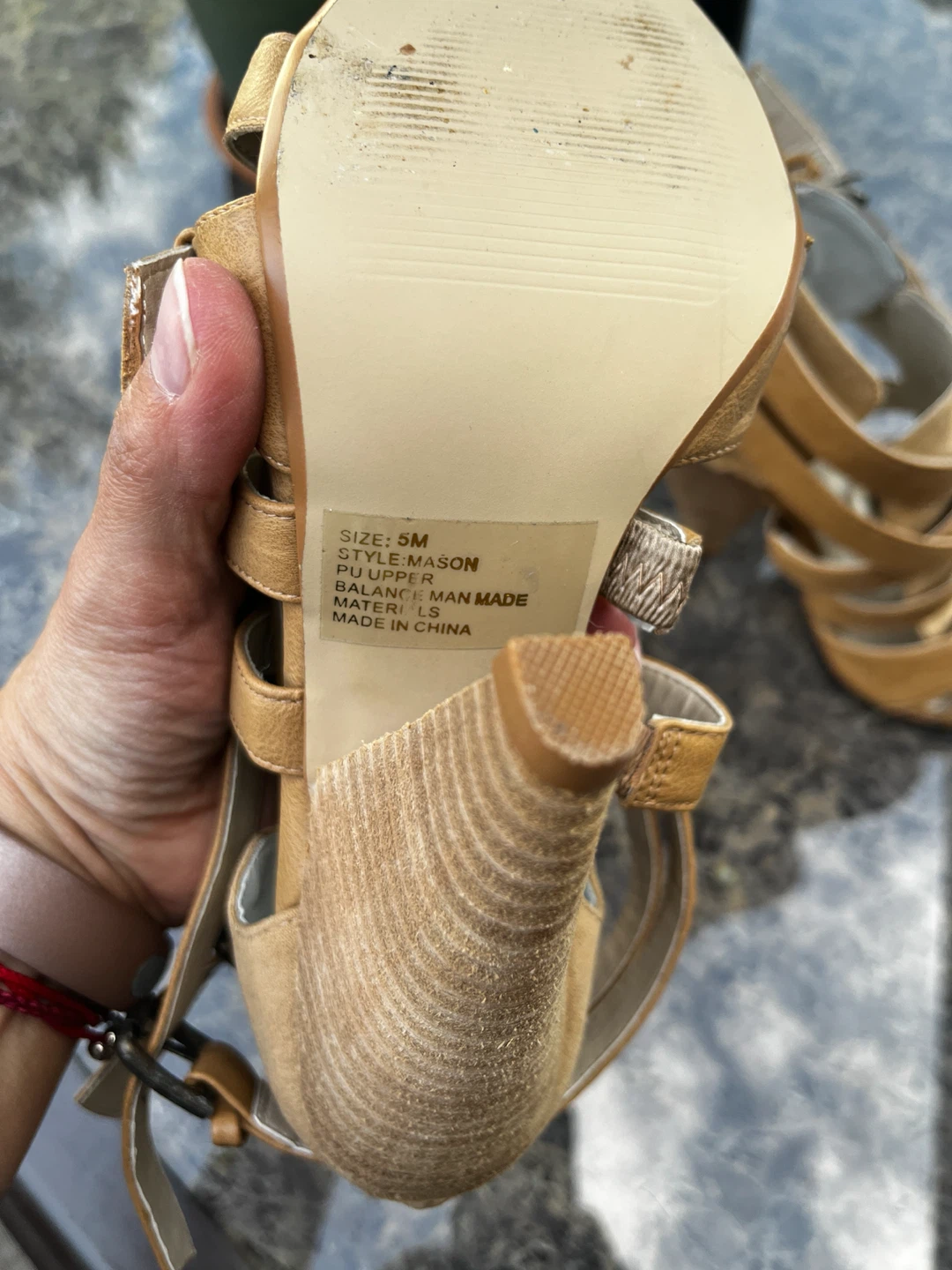 Marco Santi Brown Strappy Heels Size 5M - photo 3