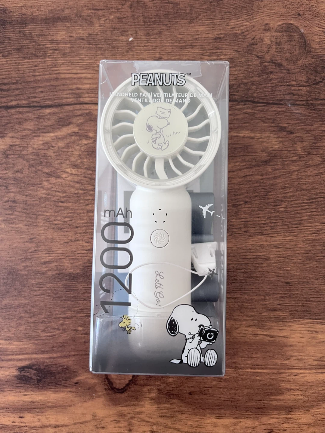 MINISO PEANUTS Snoopy Handheld Fan 1200mAh
